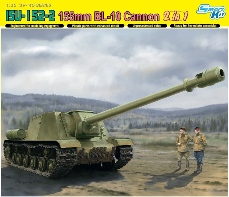 Dragon 6796 ISU-152-2 155mm BL-10 Cannon 2in1 1/35