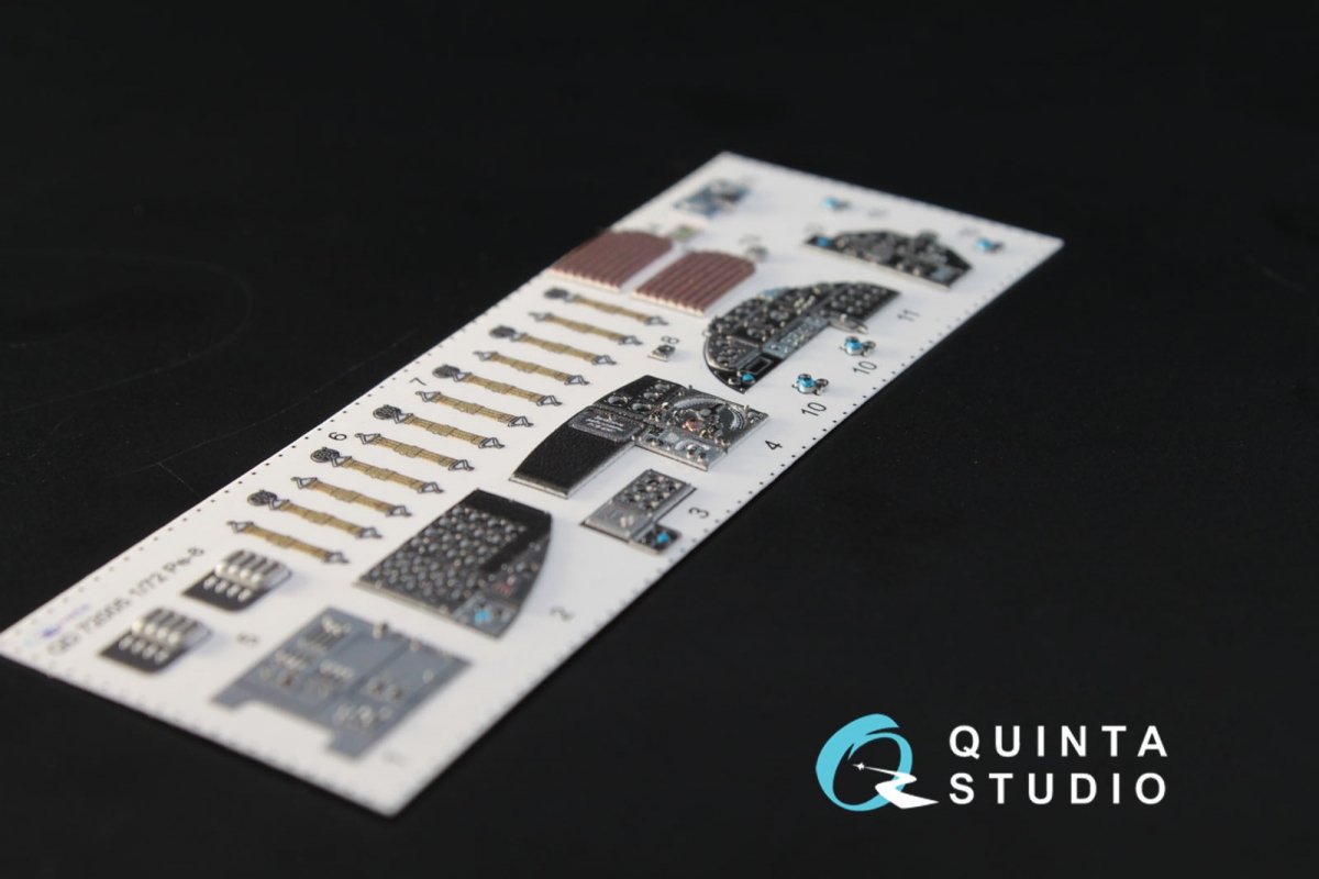 Quinta Studio QD72005 Pe-8/TB-7 3D-Printed &amp;amp; colored Interior on decal paper for Zvezda 1/72 – image 2