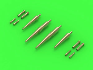 Master AM-48-166 Spitfire Mk. Vc - 20mm Hispano cannon barrels in shrouds and .303 Browning barrel tips (for Eduard model) 1/48 – Bild 3