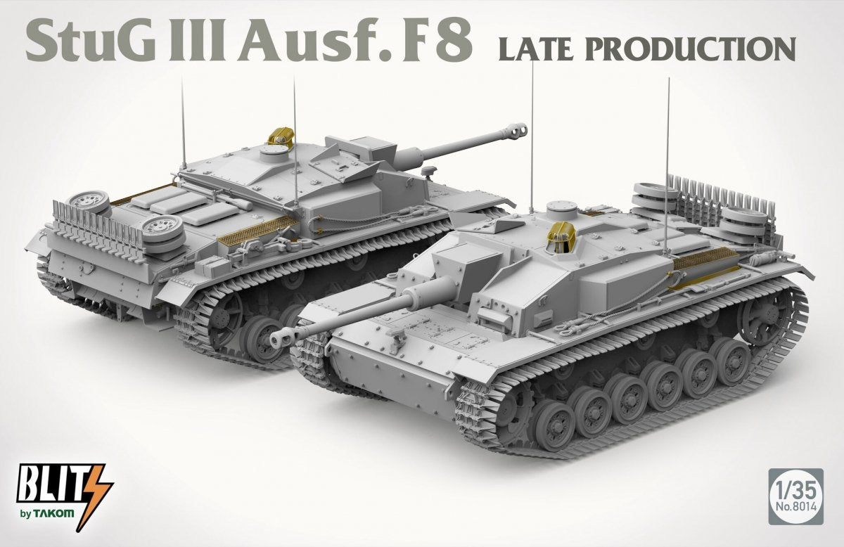 Takom 8014 Stug III Ausf.F8 Late Production 1/35 – immagine 2