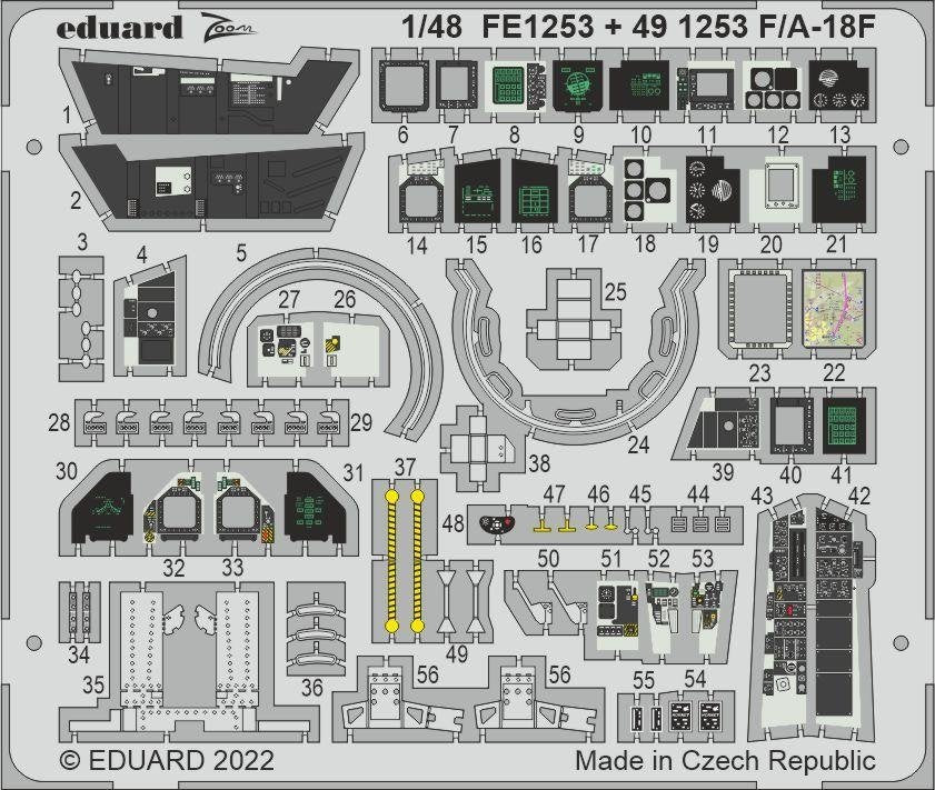 Eduard BIG49324 F/A-18F MENG 1/48 – Bild 3
