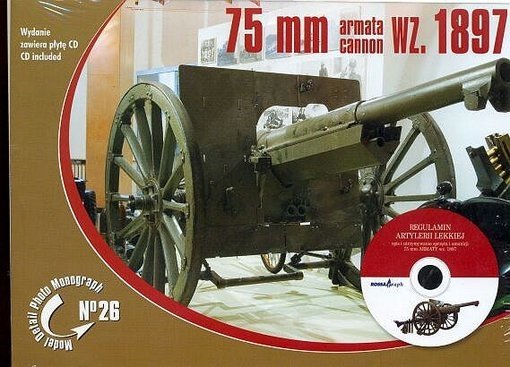 Rossagraph Model Detail Photo Monograph No. 26 - 75mm model 1897 cannon (with CD) PL/EN