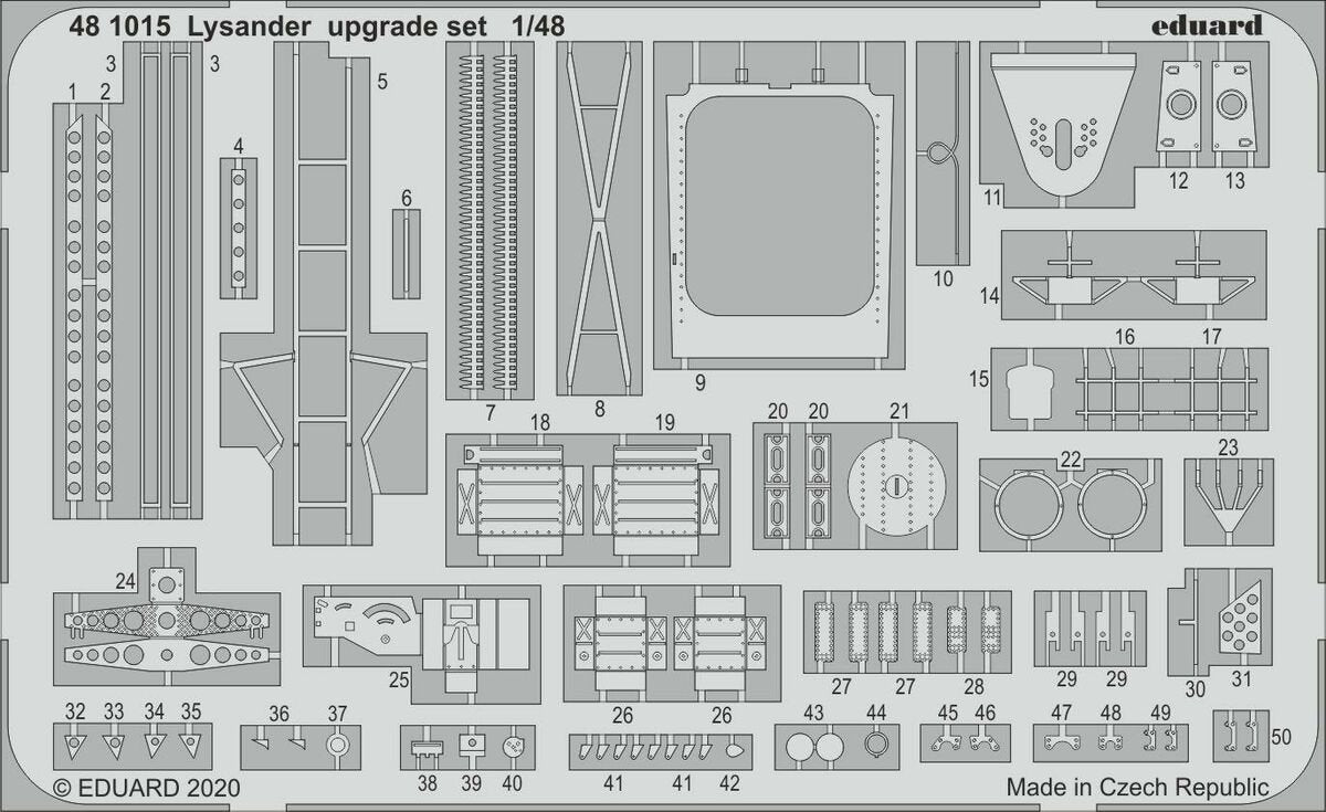 Eduard 481015 Lysander upgrade set for EDUARD 1/48
