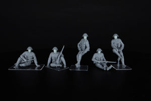MiniArt 35496 Cavaliers de chars britanniques (Europe du Nord-Ouest). Têtes en résine 1/35 – image 8