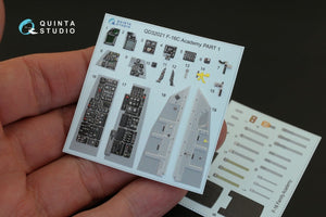 Quinta Studio QD32021 F-16C 3D-Printed &amp;amp; coloured Interior on decal paper (for Academy kit) 1/32 – zdjęcie 3