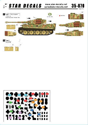 Star Decals 35-870 German Tanks in Italy 1 1/35 – image 2