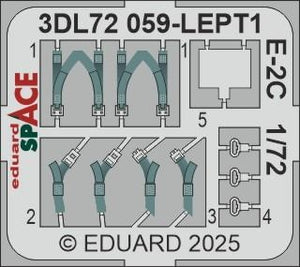 Eduard 3DL72059 E-2C SPACE HELLER 1/72 – obrázek 4