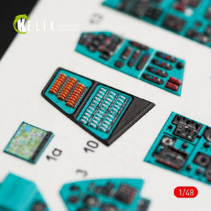 KELIK K48024 MI-24P INTERIOR 3D DECALS FOR ZVEZDA KIT 1/48 – imagen 6