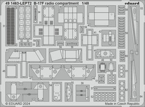 Eduard 491463 B-17F radio compartment EDUARD 1/48 – immagine 2