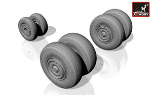Armory Models AW48018 Sukhoj Su-24 Fencer wheels, late 1/48 – image 3