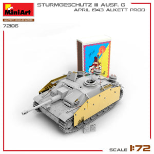 MiniArt 72106 STURMGESCHUTZ III AUSF. G, APRIL 1943 ALKETT PROD. 1/72 – image 10