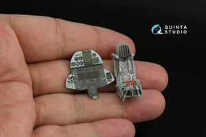 Quinta Studio QD48573 MiG-31M 3D-Printed &amp;amp; colored Interior on decal paper (Hobby Boss) 1/48 – imagen 3