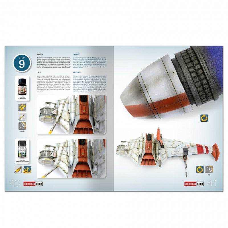 Solutions pour Ammo of Mig 6533, livre 28 : Comment peindre les vaisseaux rebelles de la galaxie (livre multilingue) – image 8