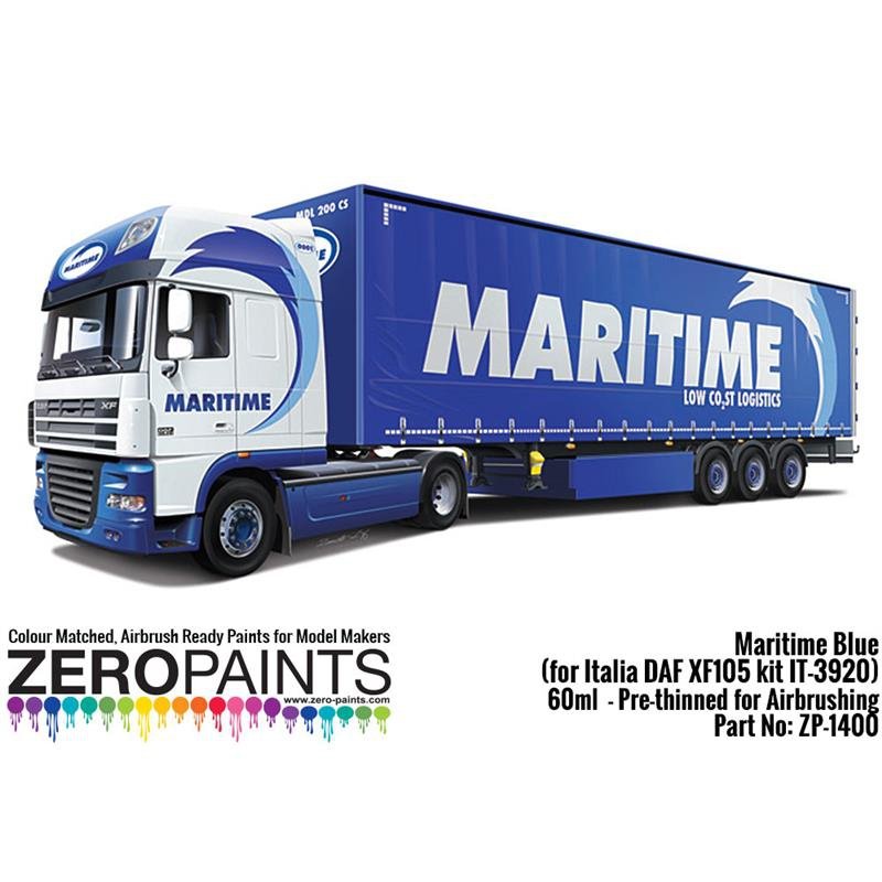 Zero Paints ZP-1400 Maritime Blue Italia DAF XF105 kit IT-3920 – image 2