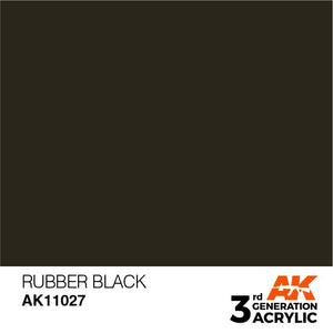 AK Interactive AK11027 Rubber Black 17ml – obrázek 2