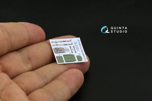 Quinta Studio QD72060 Su-35S 3D-Printed &amp;amp; colored Interior on decal paper (GWH) 1/72 – obrázek 4