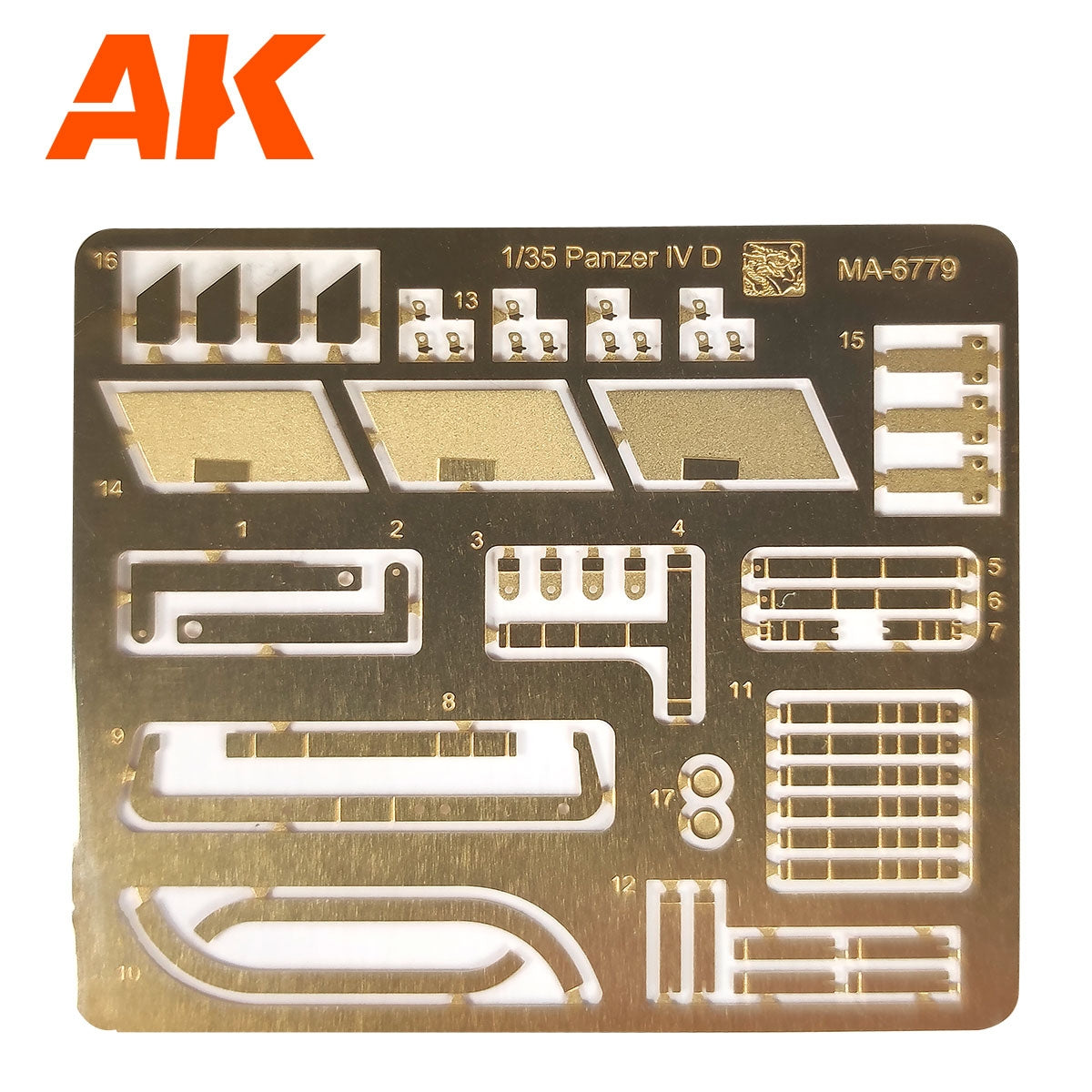 AK Interactive AK35504-B PZ.KPFW.IV AUSF.D AFRIKA KORPS + 5 FIGURES GERMAN TANK CREW AFRIKA KORPS 1/35 – obrázek 5