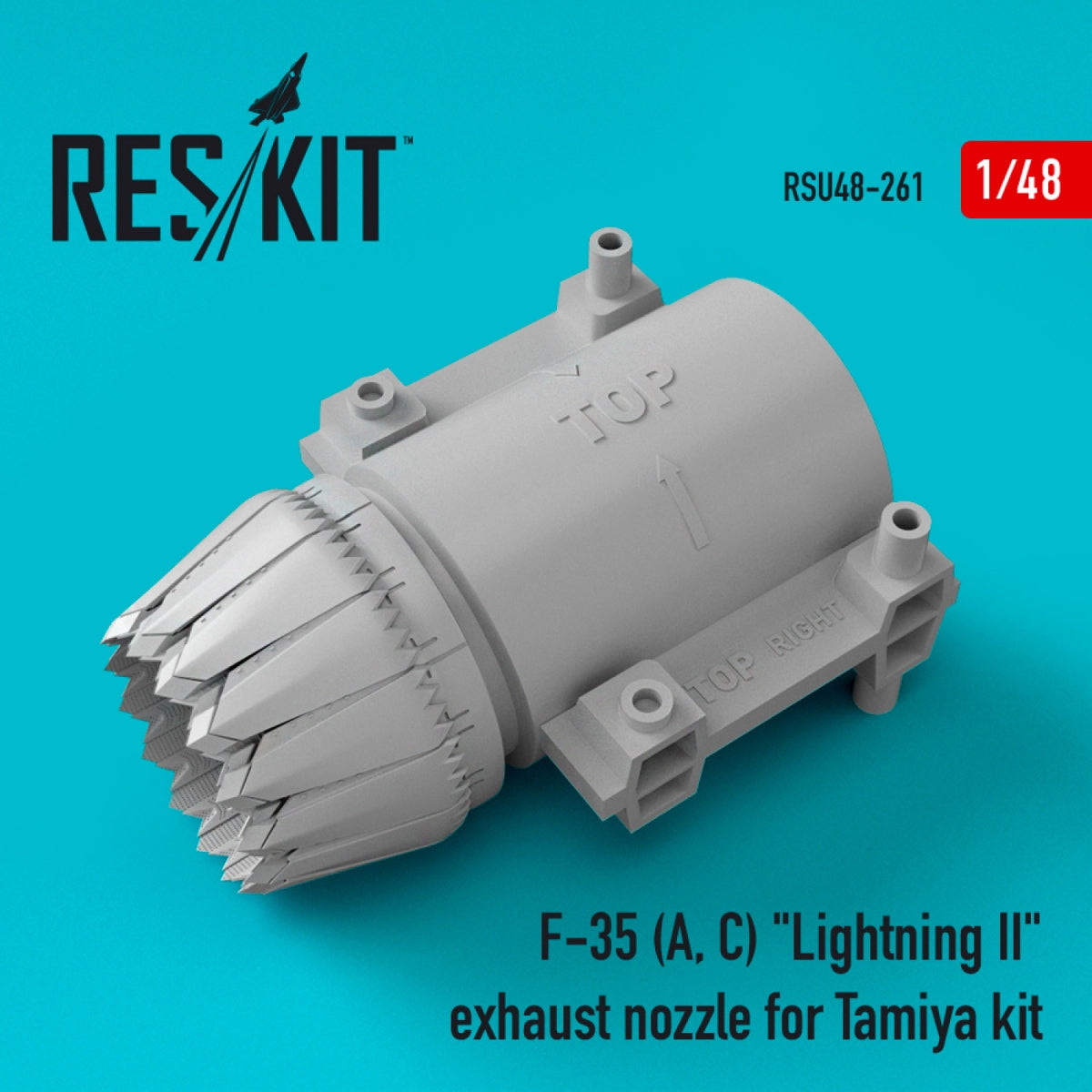 RESKIT RSU48-0261 F-35 (A, C) &amp;quot;LIGHTNING II&amp;quot; EXHAUST NOZZLE FOR TAMIYA KIT 1/48