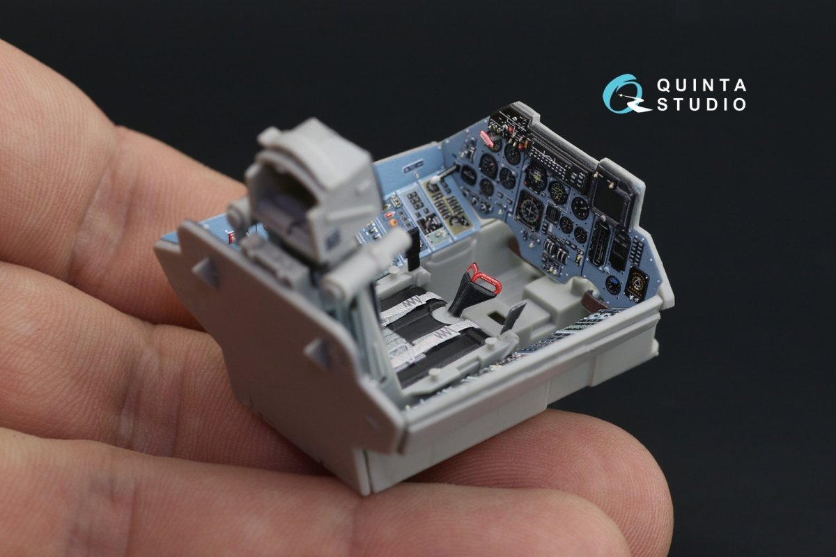 Quinta Studio QD32088 Su-27 3D-Printed &amp;amp; colored Interior on decal paper (Trumpeter) (full version) 1/32 – Bild 6