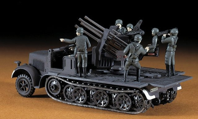 Hasegawa MT14 8TON HALF TRACK QUADRUPLE 20mm AA. 1/72 – image 2