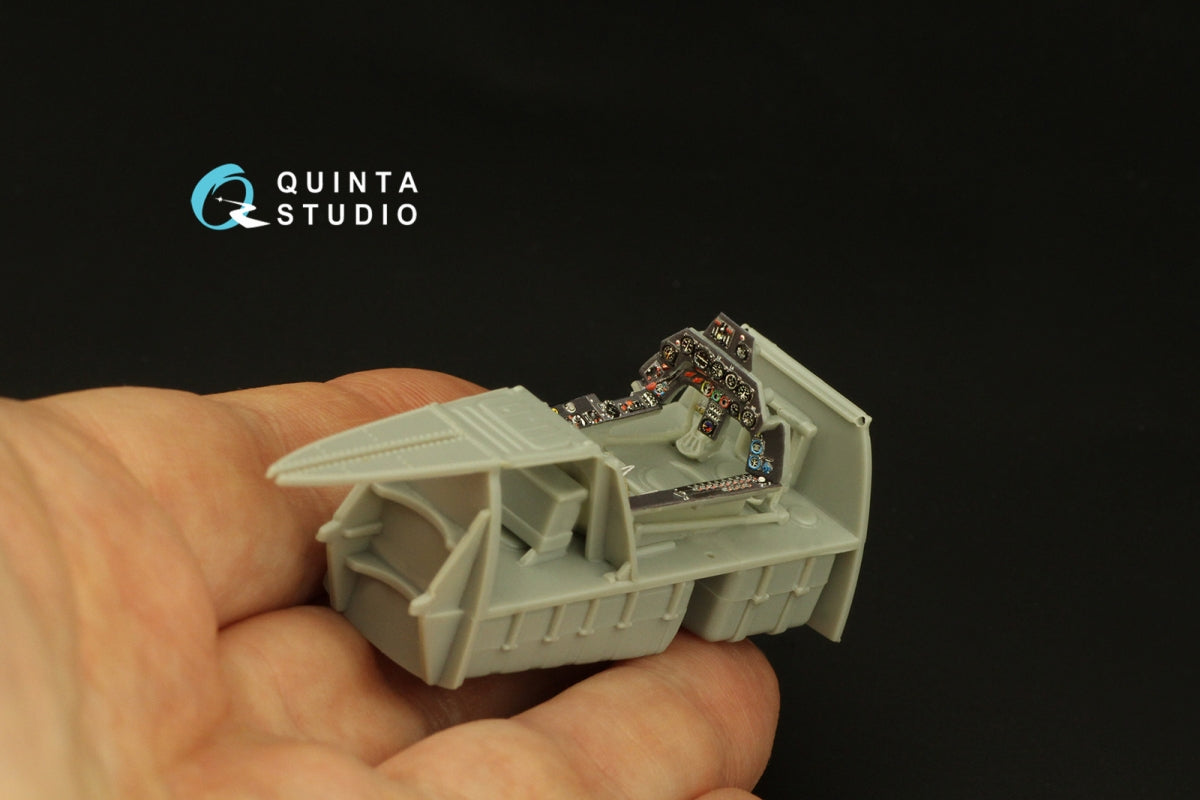 Quinta Studio QD48376 Ta 152H 3D-Printed &amp;amp; colored Interior on decal paper (Zoukei Mura) 1/48 – image 9