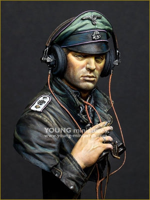 Young Miniatures YM1876 SS Panzer Commander Normandie 1944 1/10 – Bild 8