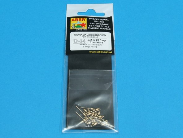 Aber 35D34 Set of 20 long insulators 1/35 – image 3