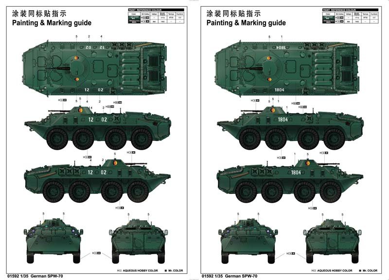Trumpeter 01592 German SPW-70 1/35 – obrázek 3