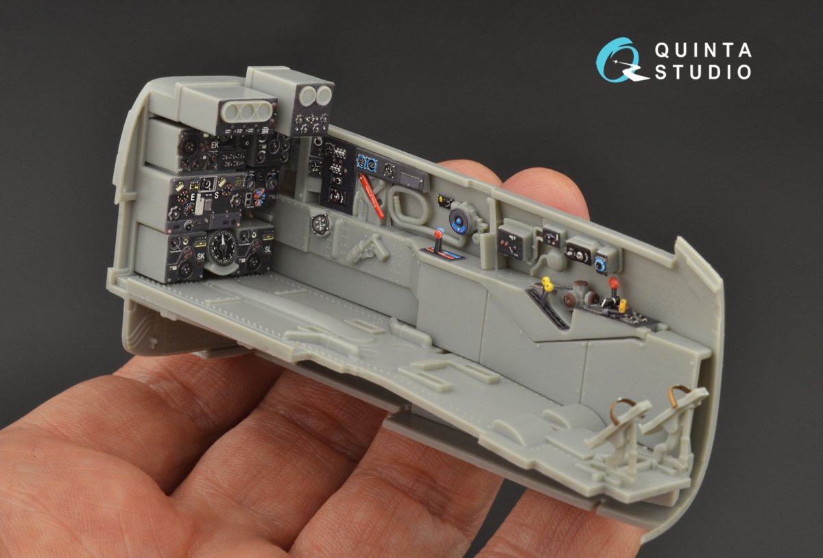 Quinta Studio QD32103 He 219 3D-Printed &amp;amp; colored Interior on decal paper ( ZM SWS ) 1/32 – image 5