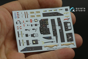 Quinta Studio QD32070 Me 262B1a/U-1 3D-Printed &amp;amp; colored Interior on decal paper (Trumpeter) 1/32 – image 9
