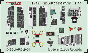 Eduard 3DL48202 F-4C SPACE HOBBY 2000, ACADEMY 1/48 – obrázek 3