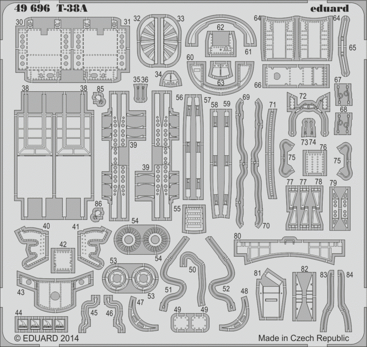 Eduard 49696 T-38A SA TRUMPETER 1/48 – Bild 2