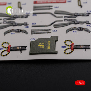 KELIK K48089 F-4J &amp;quot;Phantom II&amp;quot; interior 3D decals for Academy kit 1/48 – obrázek 9