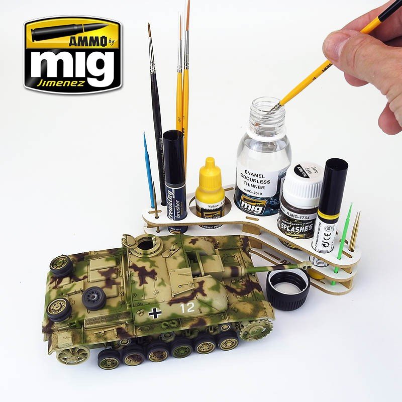 AMMO of Mig Jimenez 8028 BOOMERANG ORGANIZER (storage) – obrázek 2