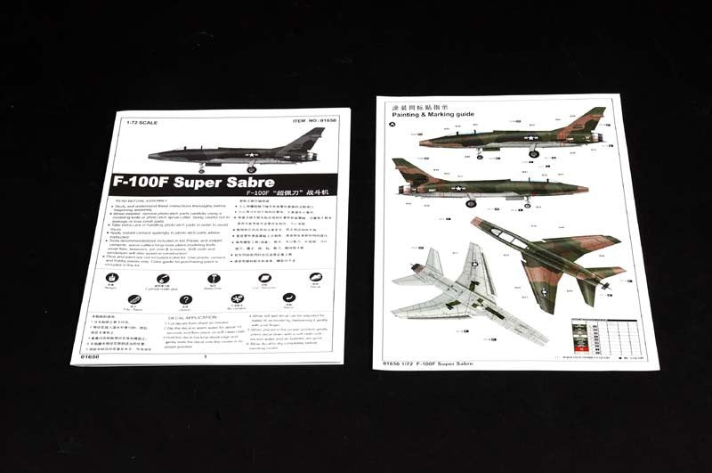 Trumpeter 01650 F-100F Super Saber (1/72) – Bild 3