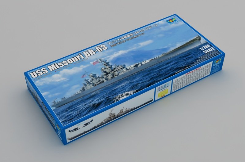 Trumpeter 06748 Battleship USS Missouri BB-63 1/700 – obrázek 2