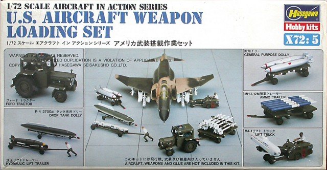 Hasegawa X72-5 US Aircraft weapons V 1/72