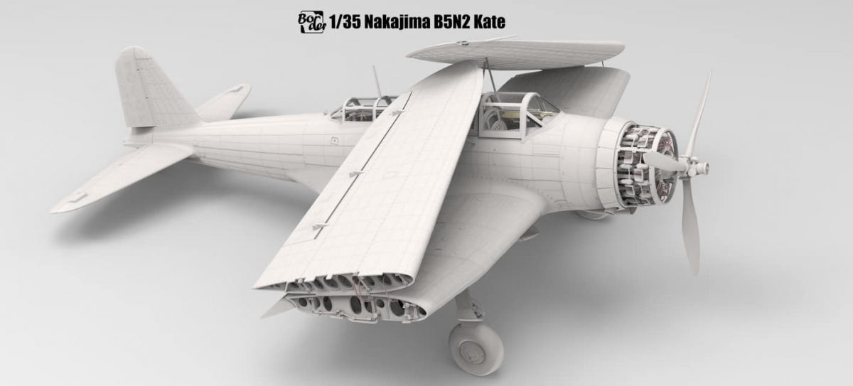 Border Model BF-005 Nakajima B5N2 Type 97 Carrier Attack Bomber &amp;quot;Kate&amp;quot; w/ Full interior 1/35 – Bild 5