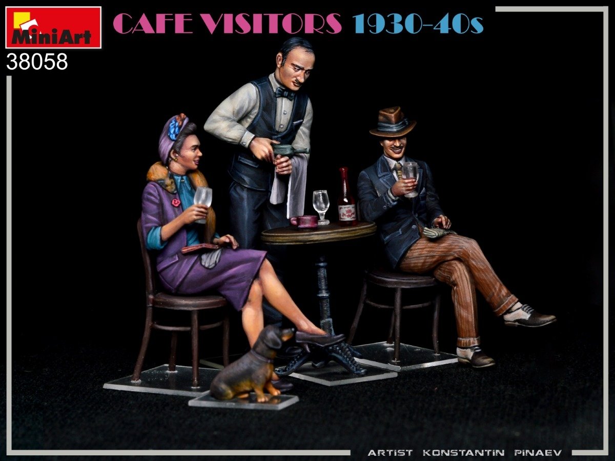 MiniArt 38058 CAFE VISITORS 1930-40S 1/35 – immagine 6