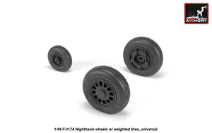 Armory Models AW48323 F-4 Phantom-II wheels w/ weighted tires, early 1/48 – image 3