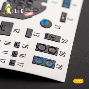 KELIK K32016 JUNKERS JU 87 D/G STUKA - INTERIOR 3D DECAL FOR TRUMPETER KIT 1/32 – image 4