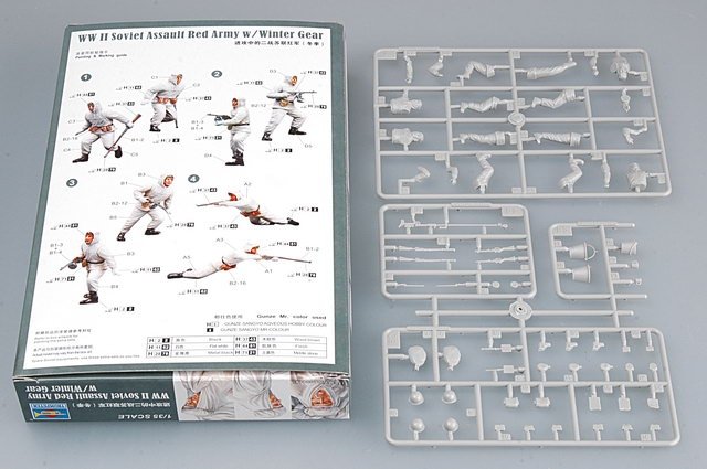 Trumpeter 00414 WW II Soviet Red Army 1/35 – immagine 4