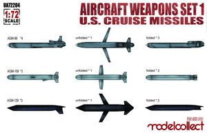 Modelcollect UA72204 Aircraft weapons set1 UScruise missiles (1/72)