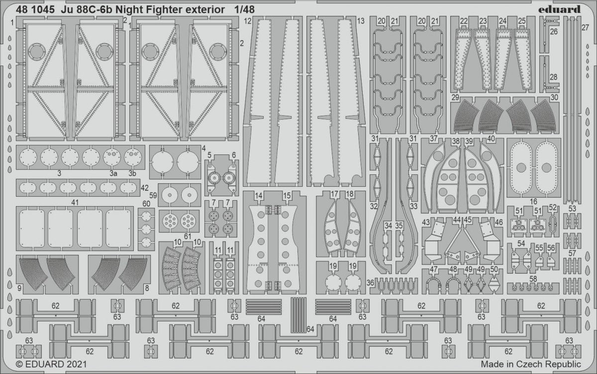 Eduard BIG49288 Ju 88C-6b Night Fighter ICM 1/48 – obrázek 3