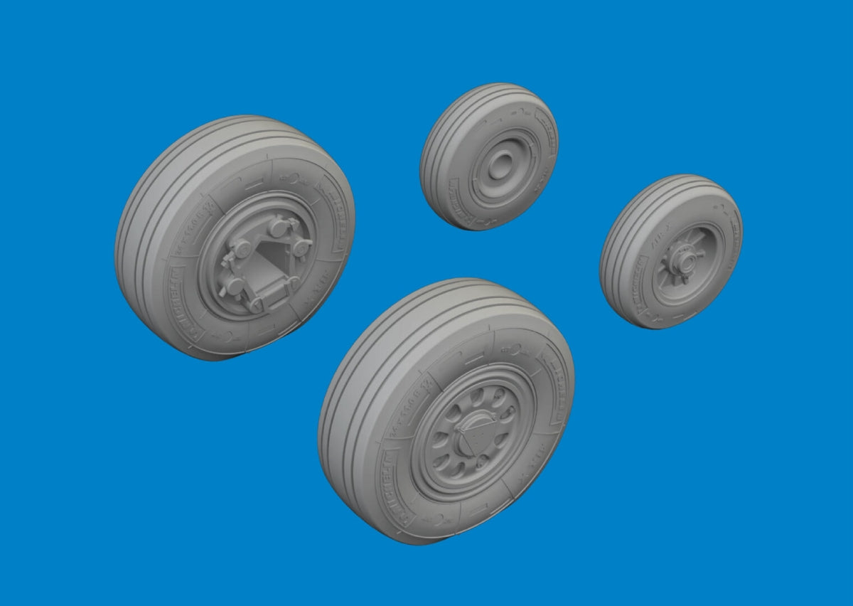 Eduard 6481110 F-35C wheels TAMIYA 1/48 – obrázek 2