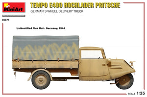 MiniArt 35371 Tempo E400 Hochlader Pritsche German 3-wheel delivery truck 1/35 – immagine 18