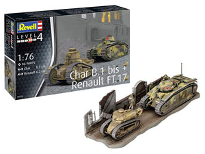Revell 03278 Char. B.1 bis - Renault FT.17 1/76 – Bild 6