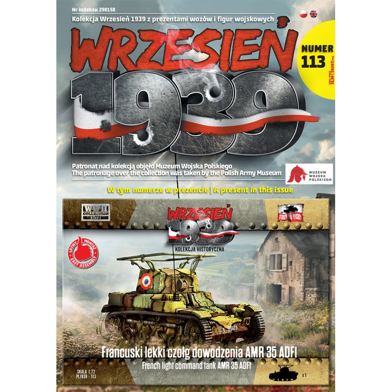 First to Fight PL113 French Light Command Tank AMR 35 ADFI 1/72