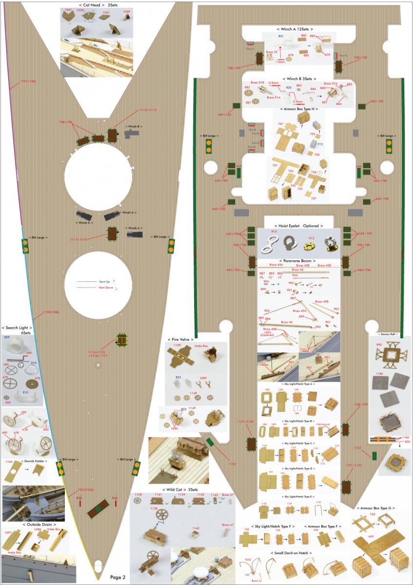 Pontos 23009F1 HMS HOOD 1941 Detail Up Set 1/200 – Bild 18