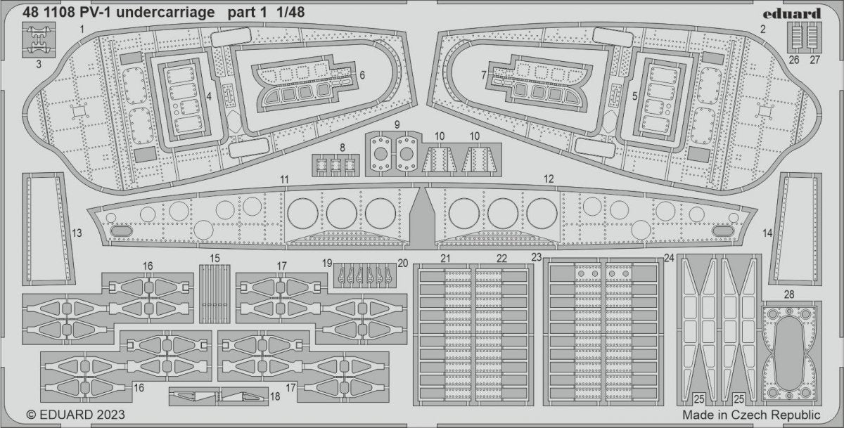 Eduard BIG49377 PV-1 PART II ACADEMY 1/48 – obrázek 4